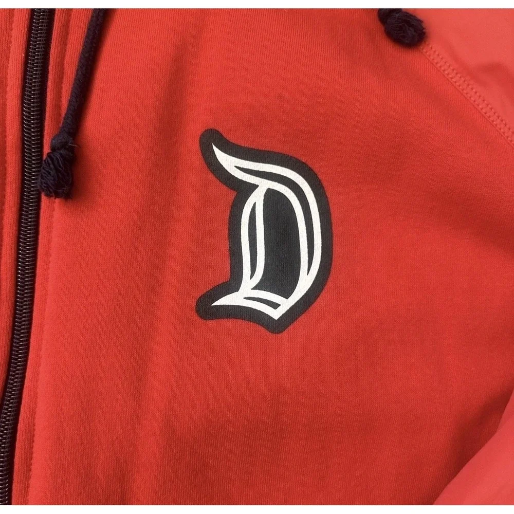 Disney Parks Jacket Mens XL‎ Red Hooded Full Zip Disneyland Resort Mickey 55